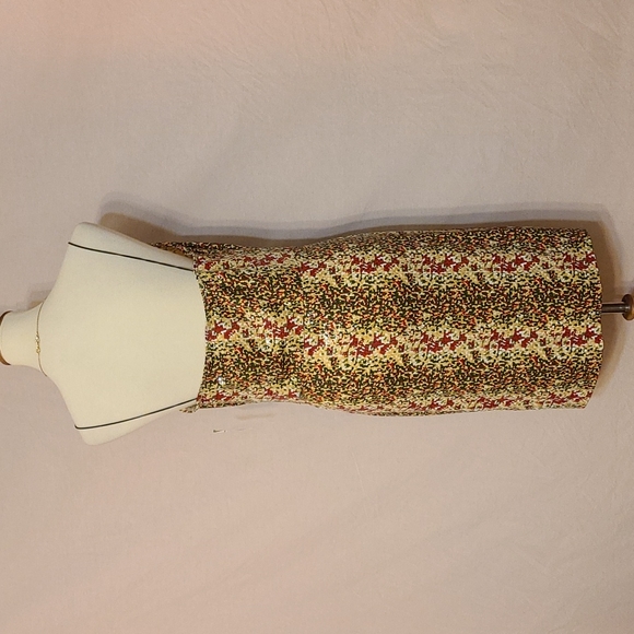 YA Multi-Colored Sequin Embellished Drape Front Dress - Picture 4 of 7